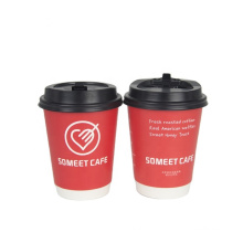 Eco-Friendly single wall hot drink paper cup For Coffee